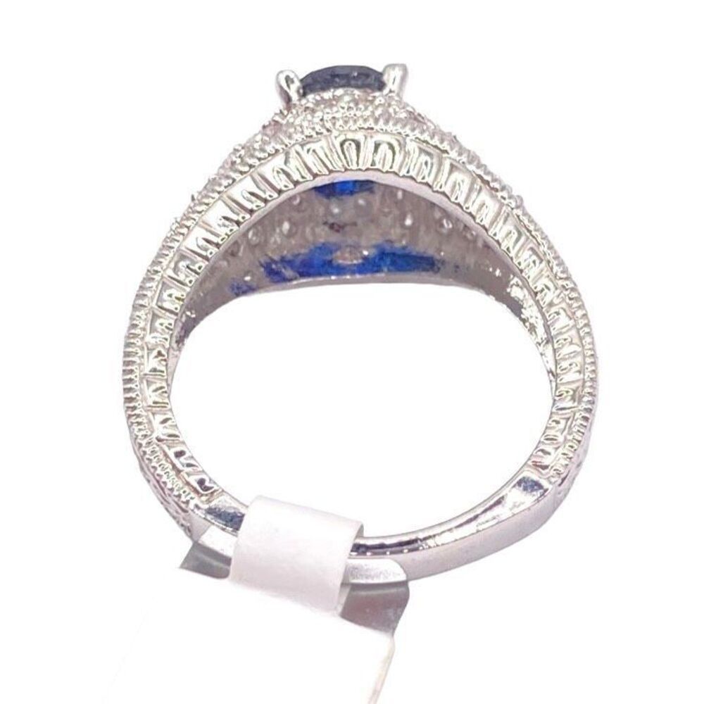 New Women’s Silver September birthstone ring size 7 - Picture 2 of 4